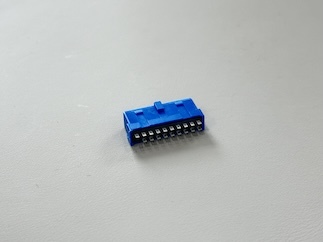 IDC 20-Pin Dual-Row Fully-Shrouded Male Connector | 2.00mm Pitch Electronic PCB Pin Header Terminal Connector for Wire Harness & Industrial Applications
