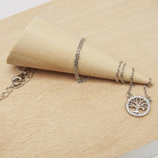 Long New Jewellery Design Cubic Zirconia Wedding Necklace Mirror Polished