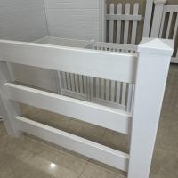 Extrusion 3 Rail PVC Horse Fence Low Price White Vinyl Horse Fencing 1.5m 1.2m