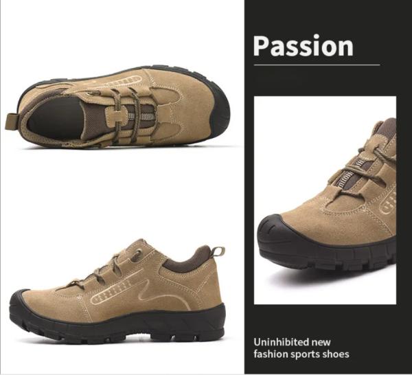Breathable Comfort Shoes Steel Toe Safety Shoes Men'S Safety Shoes