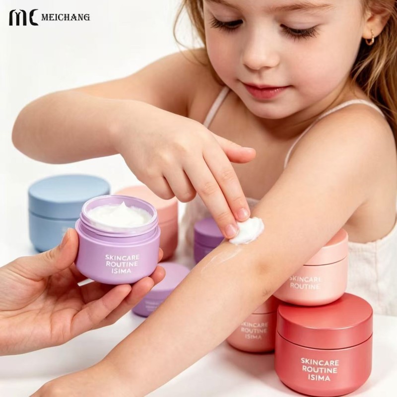 5G 10G 15G 30G 50G Custom PCR Electroplated double layer Cream Jar Dopamine Color Cosmetic Packaging for Skincare Brands(MC-P-556)