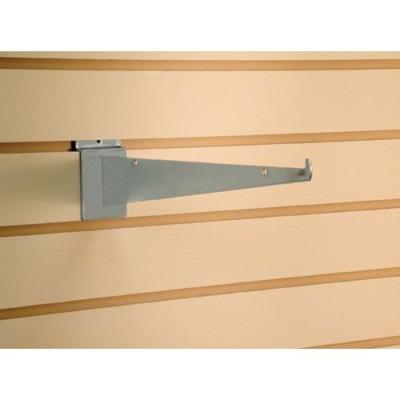 Wood Grain MDF Storage Slotted Wall Panels For Garage , Water-Resistant
