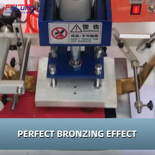 Mini Hot Foil Stamping Machine manual, máquina de impressão pneumática da folha da transferência térmica