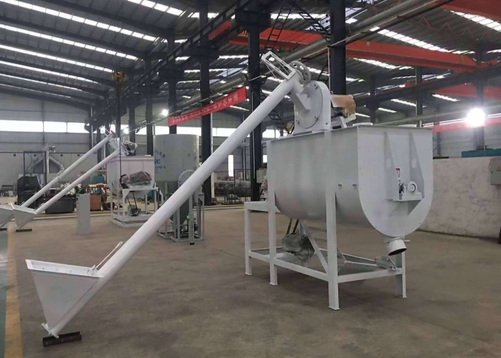 Cement Plant Equipments Mobile Wheel Horizontal Mortar Mixer Easy Transfer For Construction Sites