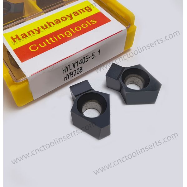 CNC Gear Shaping Insert HYLV1405-5.1 – PVD HYB208 Coated for Difficult Materials in Aero, Auto, and Mold Applications