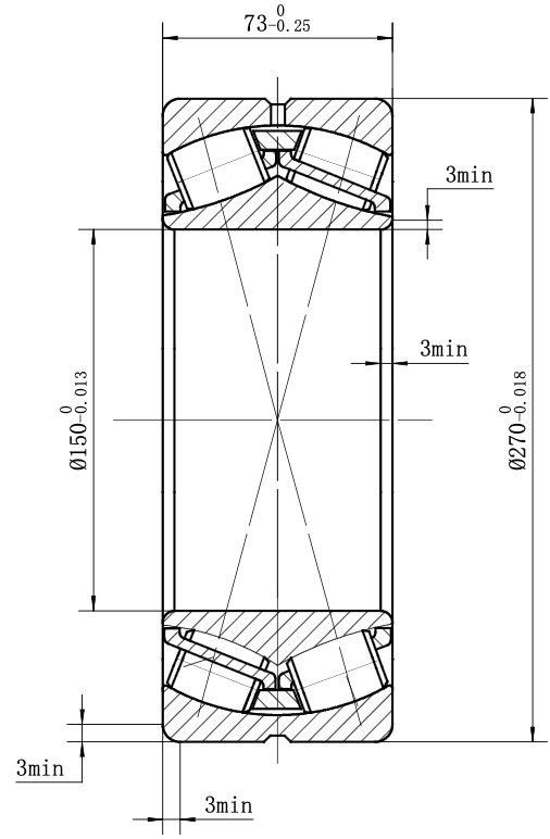 MEGE 22230 CC/W33(3530) P5 Spherical Roller Bearing