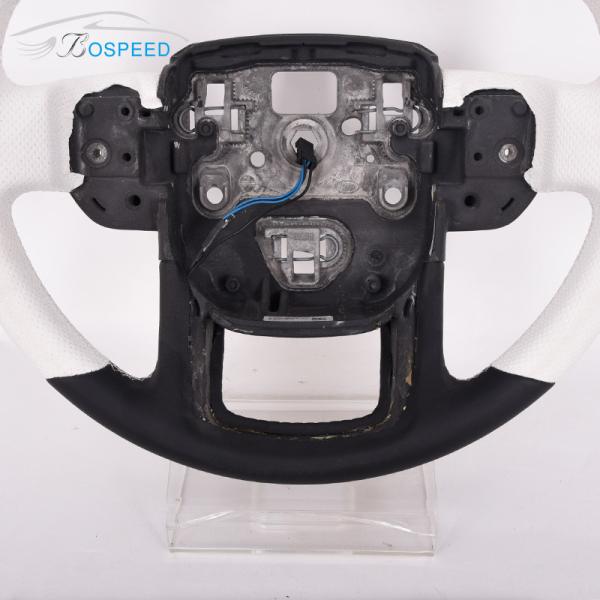 14 Inch F1 Custom Carbon Fiber Land Rover Steering Wheel White Leather 400mm
