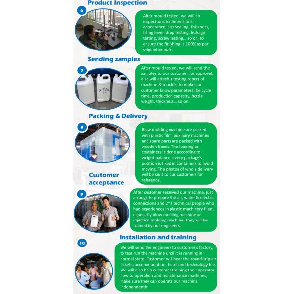 Deflashing автомобиля машины прессформы дуновения бутылки HDPE 4 галлонов