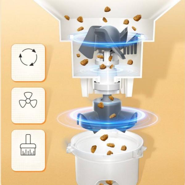 Intelligent Pet Products Pet Feeder with Scheduled Feeding Voice Recorder and App Control