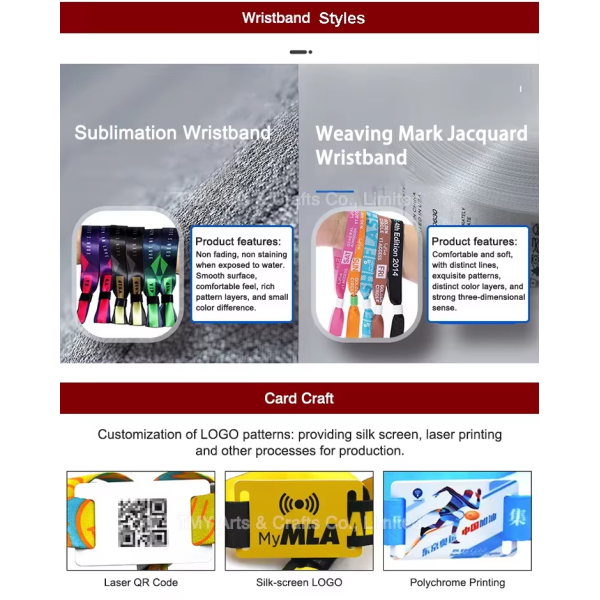Custom RFID NFC Waterproof Wristband TAG 215 Programmable 13.56MHz Woven Fabric Mini Polycarbonate Tag Membership Card Hotel