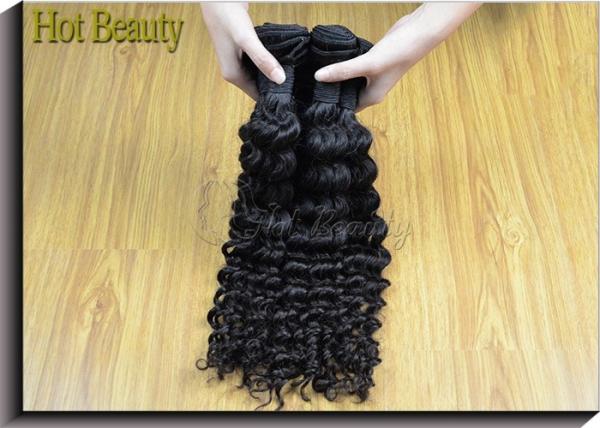 10'' - 30 '' 5A Virgin Malaysian Hair Deep Wave No Fizzle Tight And Neat Reinforce Weft
