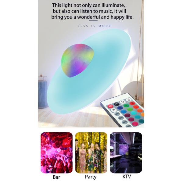 Шарик СИД электрической лампочки 2700Lm A2DP RGBW Dimmable Bluetooth с музыкой