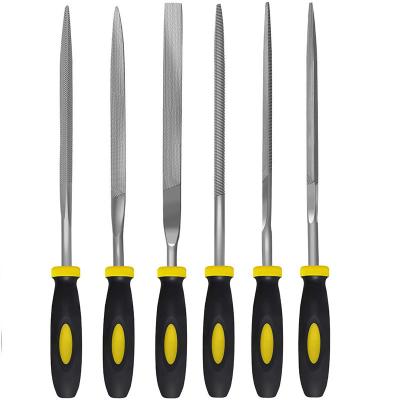 Conjunto de ficheiros de agulhas de manuseio de cores duplas 5PCS 6PCS 10PCS 4*160mm para indústria