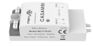 DALI2 Casambi Network Microwave Sensor 220-240Vac Operating Voltage For Ceiling