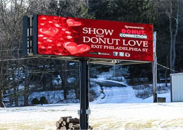 3000Hz LED Commercial Advertising Display Screen P6 Dustproof