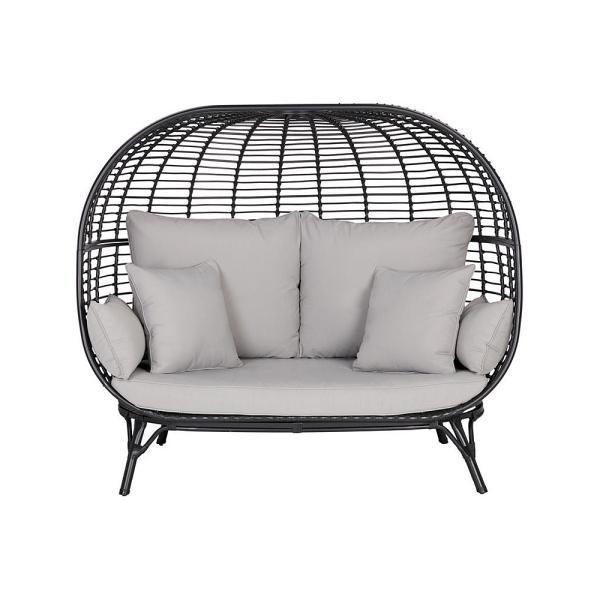 Mail Packing N PE Wicker Sun Bed Outdoor Lounger Bed for Hotel Pool and Beach Furniture