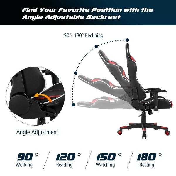 Modern Design Iron Metal Computer Gaming Racing Chair for Office Ergonomic Gaming Chairs