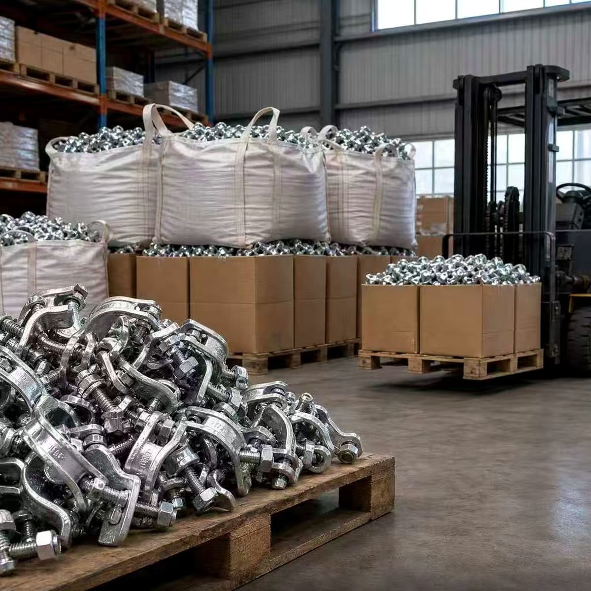 Galvanized Swivel Coupler with 360 Degree Rotation for Scaffolding Tubes in Drop Forged Steel