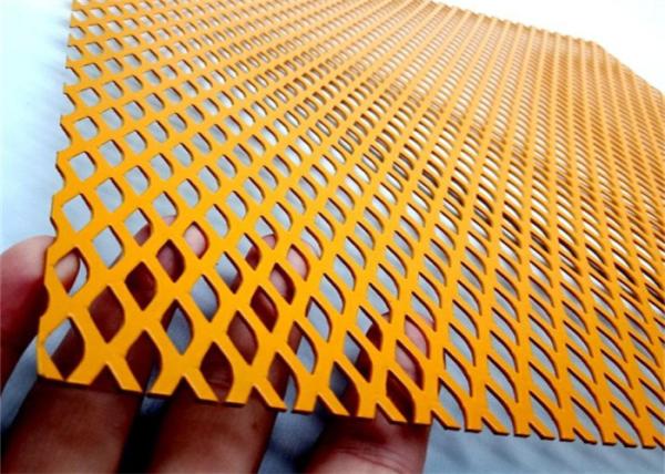 protection contre la corrosion de maille en métal augmentée par trou micro jaune épais de diamant de 3mm