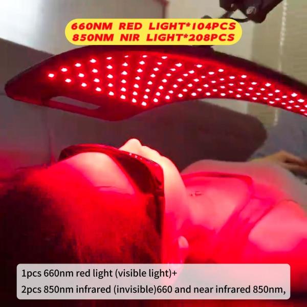 24w Fat Burning Pain Relief Control LED Therapy Panel Lamp with Logo Light and Stand