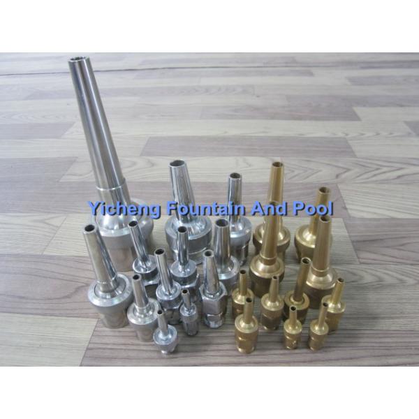 Single Shooting Pond Fountain Nozzles For Musical Fountain Straight Jetting