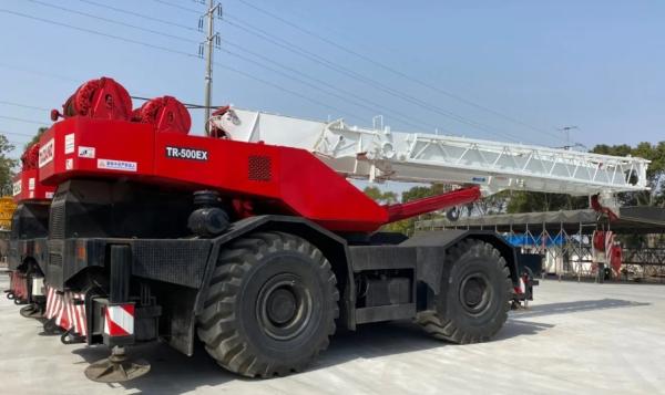 TADANO TR500EX Truck Mounted Used Crane 50t Capacity And 48m Height