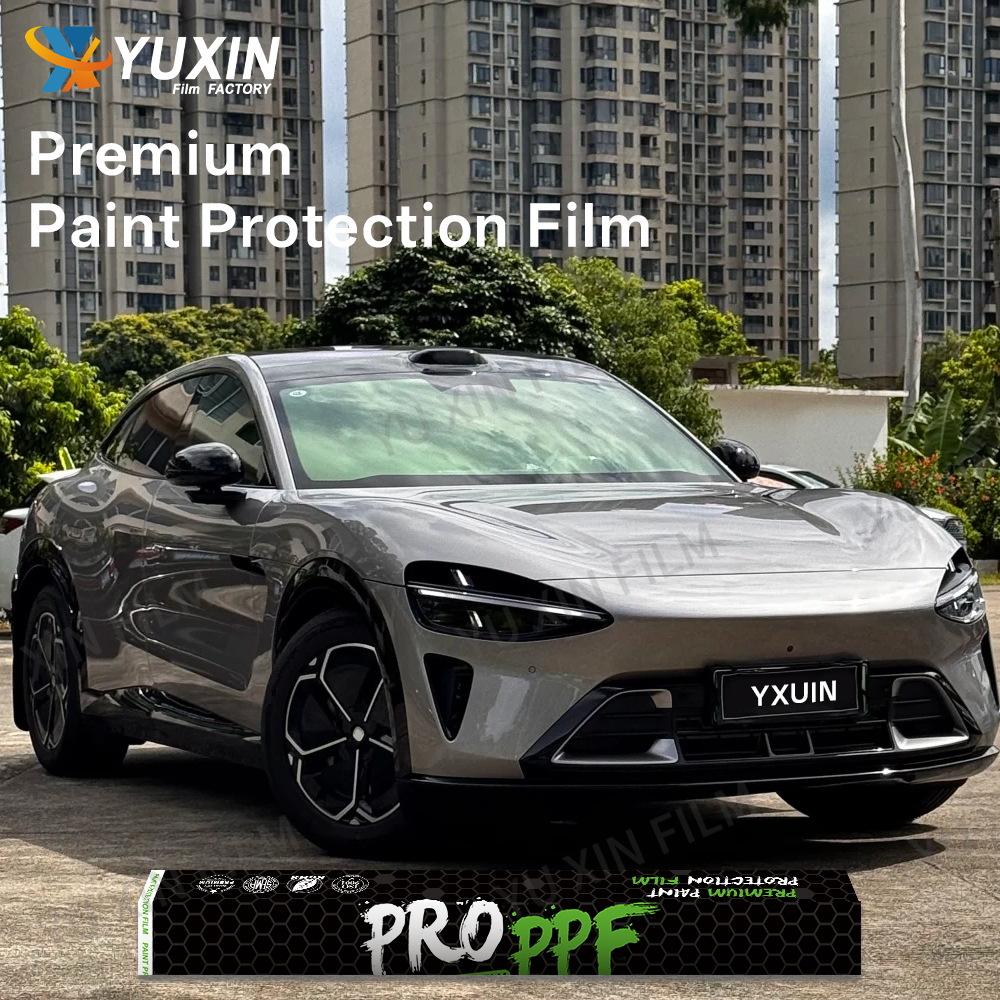 7.5mil Ceramic Coating Self-Repairing Clear PPF Paint Protection Film for Automotive