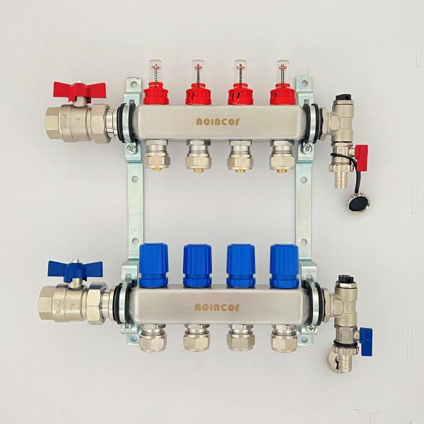 Underfloor Heating Manifolds Stainless Steel UFH Manifold