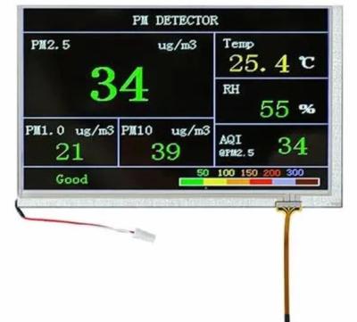 Écran TFT de 7 pouces avec panneau tactile résistif et résolution 800*480