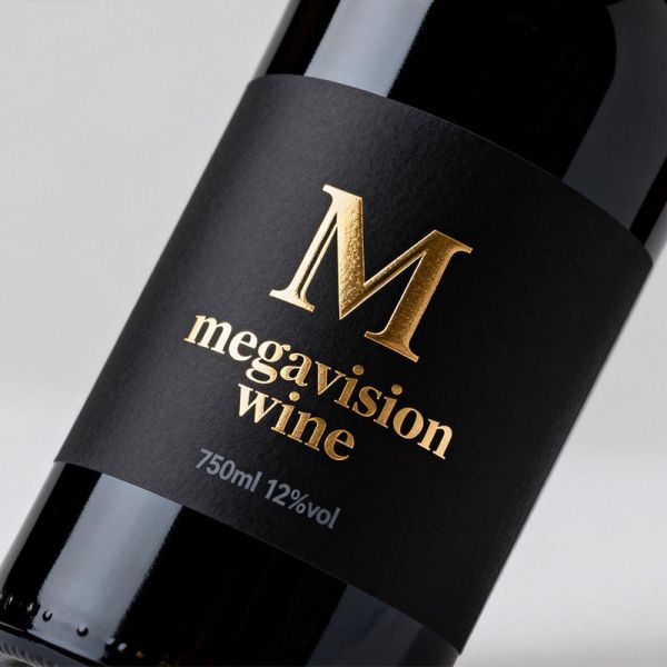 Custom Branding Luxury Exclusive Roll Labels Gin Tequila Mezcal Rum Hot Foil Embossing Low Minimum Order Fast Shipping