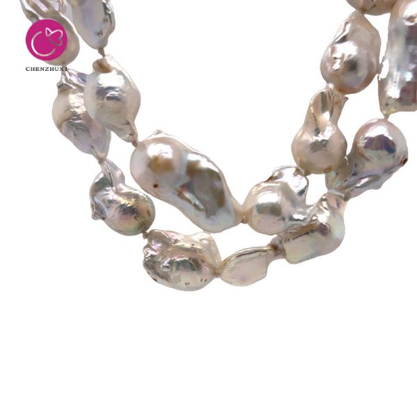 Popular High Quality Fresh Water Baroque Pearl Natural Irregular Gemstone Loose Strand Pearl Beads for Handmade Jewelry Making