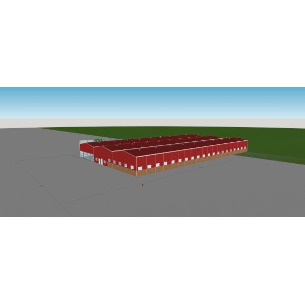 Здания мастерской удобрения склада стальной структуры стальные