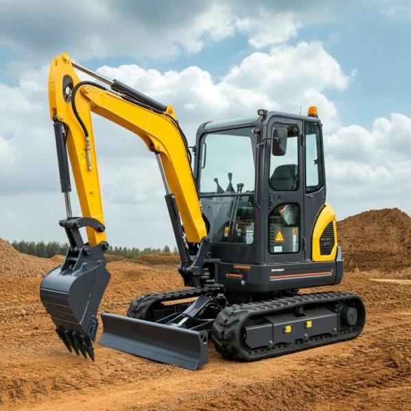 XE55D Power 36.2kw Rated Speed 2100rpm 5 Ton Mini Crawler Excavator