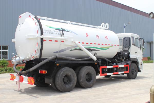 Waste Management Sanitation Cleaning Truck Diesel City Sewage Suction Truck