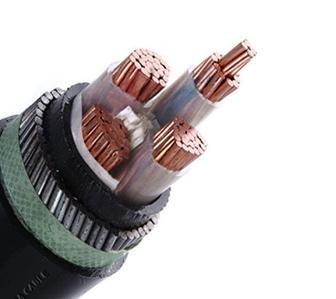 Flame Retardant Low Voltage Power Cable Stranded Solid Copper Self Extinguished