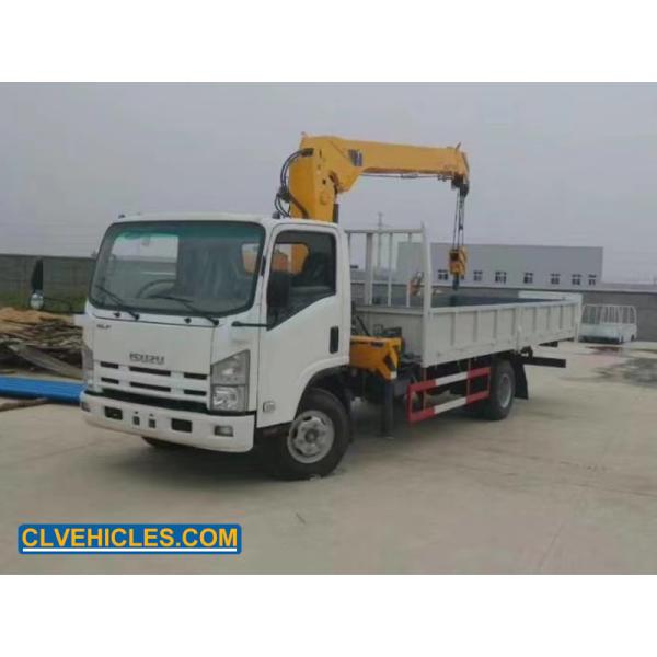 700P 190hp ISUZU Truck Mounted Crane 5 Ton Two Arm 5995*2350*3200 mm