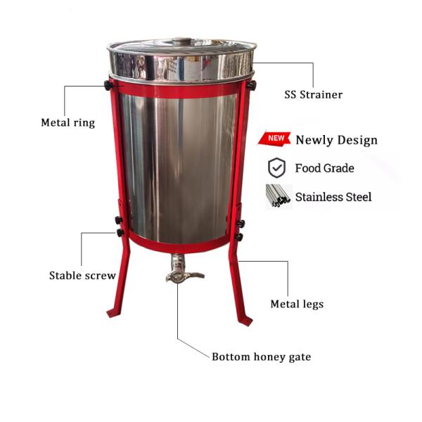 100kg заново конструировало танк меда нержавеющей стали с фильтром