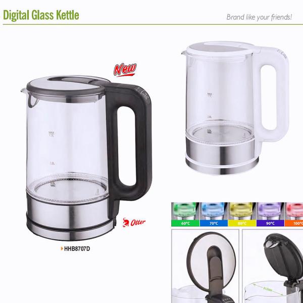 HY-GL 1.6-2.0L Electric Glass Kettle and Mechanical Control
