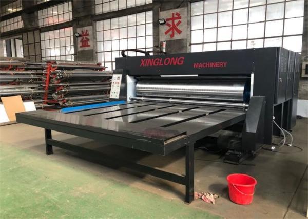 2 Color Printer Rotary Flexo Printer Slotter Die Cutter For Corrugated Creasing Slotting