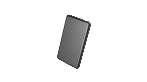 Unique USB C fast charging Type-C 4000mAh power bank Grey color