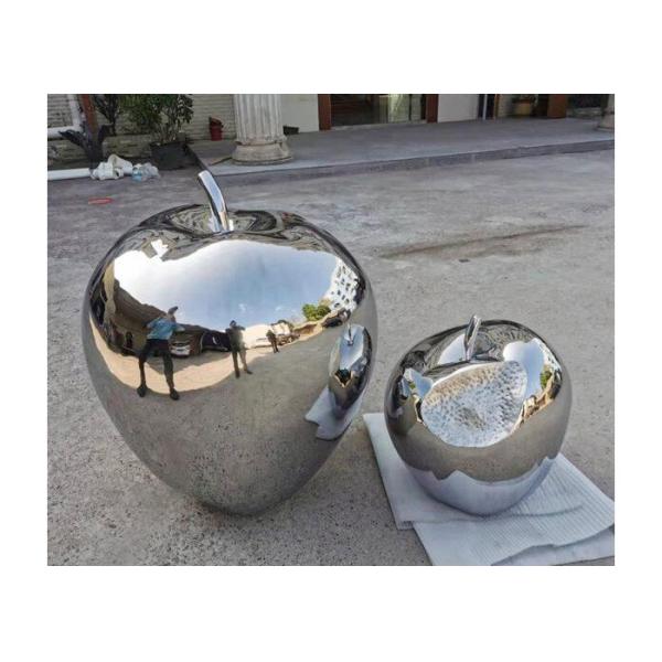 На открытом воздухе скульптура дерева нержавеющей стали зеркала металла конспекта дизайна