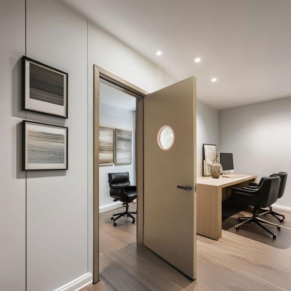 Custom Thickness Interior Solid Wood Doors For Bedroom Paintfree Surface Technology