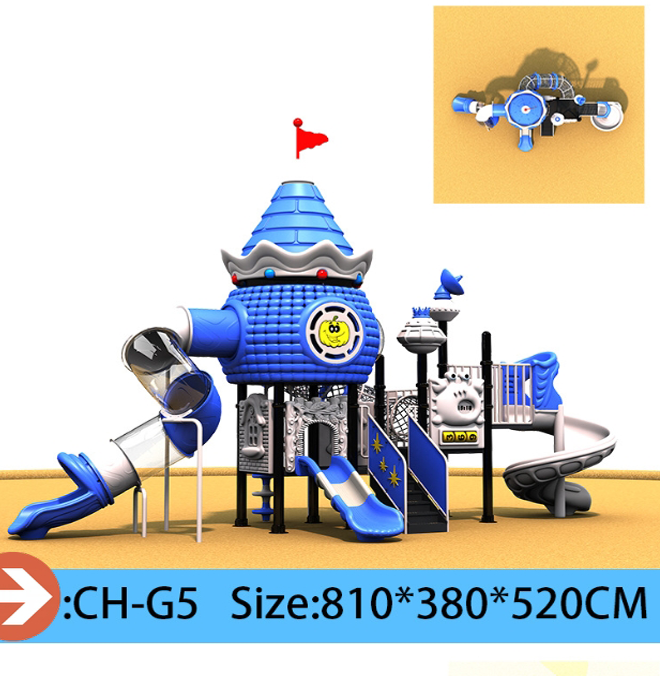 Pumpkin  Robot Theme Large Outdoor Playground Slide  Custom Plastic Combination Slides Climbing Tunnels Adventure Tubes for Parks Kindergartens  Resorts