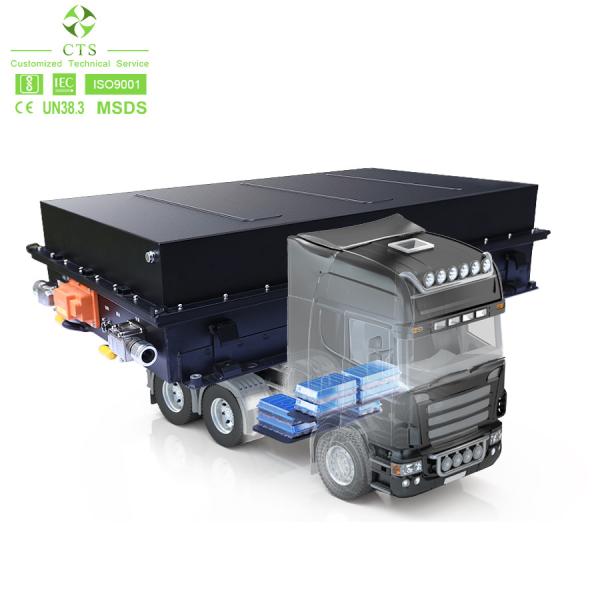 Batterie d'ion de lithium modulaire du camion 200kWh de batterie d'EV, batterie au lithium électrique de camion 150kw 300kw, ev de 600v 650v 110kw 200kw