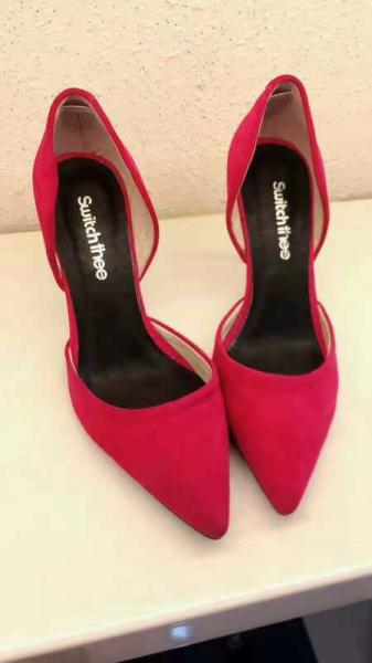 Fashion Pointed  folding Heels High Heel Sandals Women's Shoes Custom Large Size Ladies High Heel Pumps