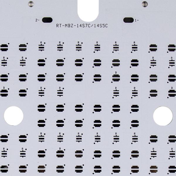 Custom OSP 3030 SMD Aluminum PCB For LED Bedroom Ceiling Light