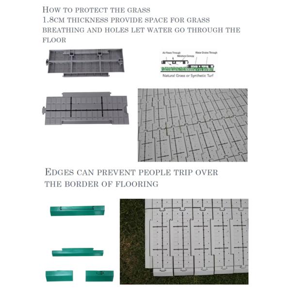 Sistema de bloqueo de clic removible para eventos al aire libre Modular