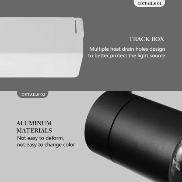 Свет 30w следа коммерчески заливки формы фары следа СИД алюминиевый