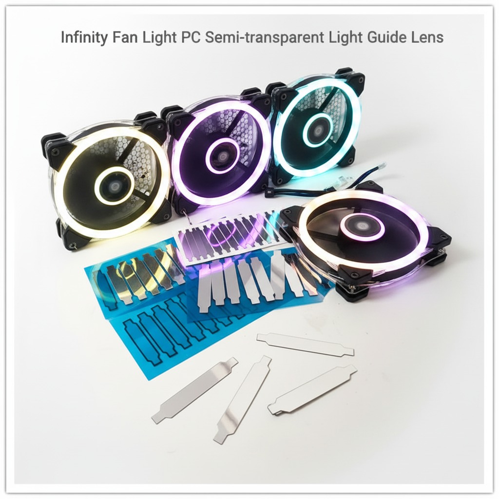 Heat Resistant Semi Transparent Mirror Back Adhesive for RGB Computer Fan Light