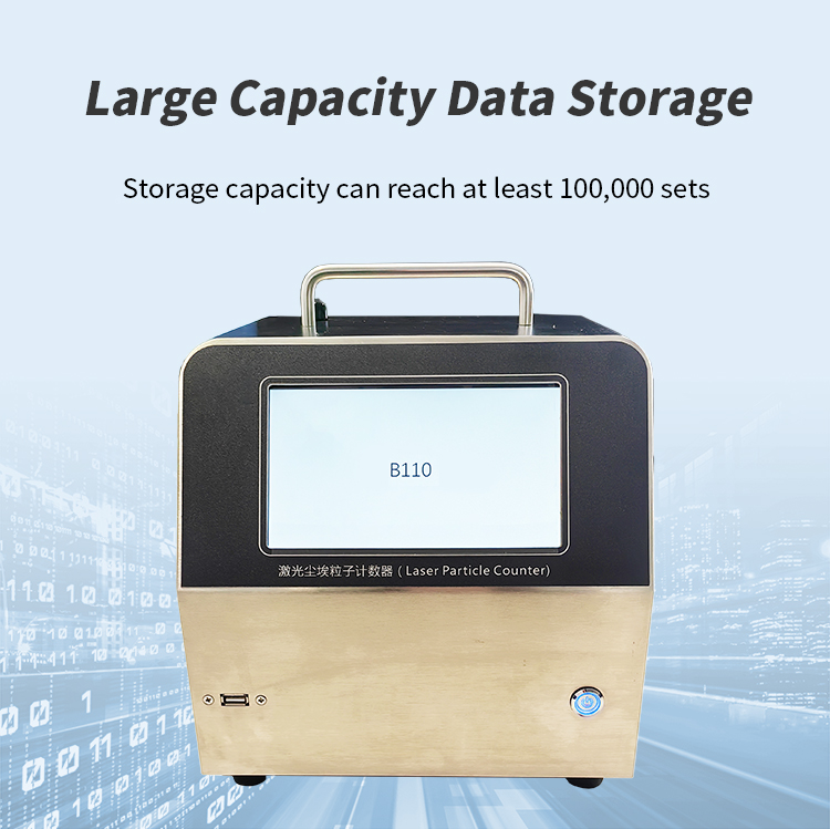 Zetron B110 Самый продаваемый лазерный счетчик частиц 0,1 микрометра Размер 28.3L Поток для AR стекла, уборки помещений и аптеки